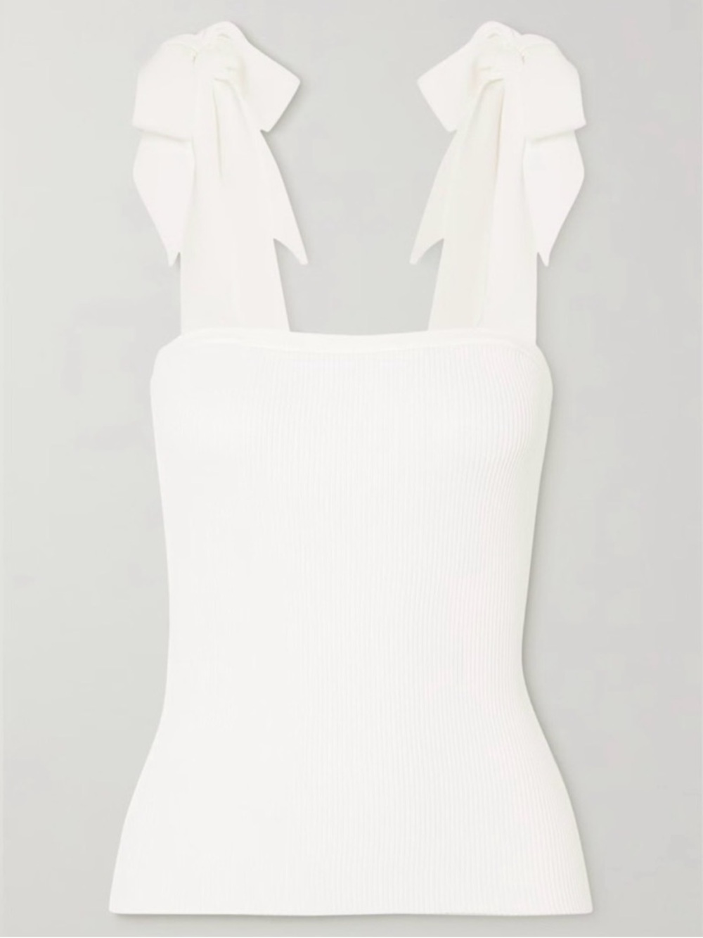 Zimmermann “Poppy” White Tank Top